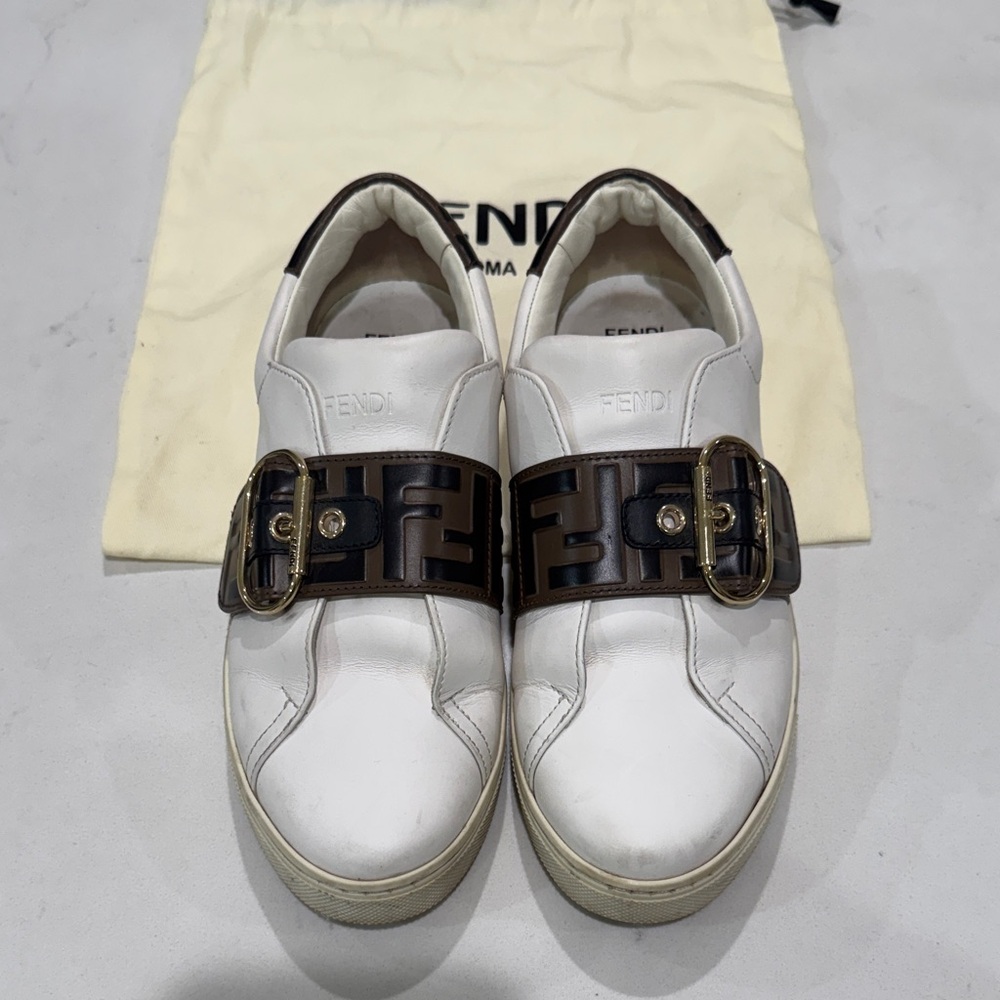 Fendi FF Logo Buckle Women's Sneakers